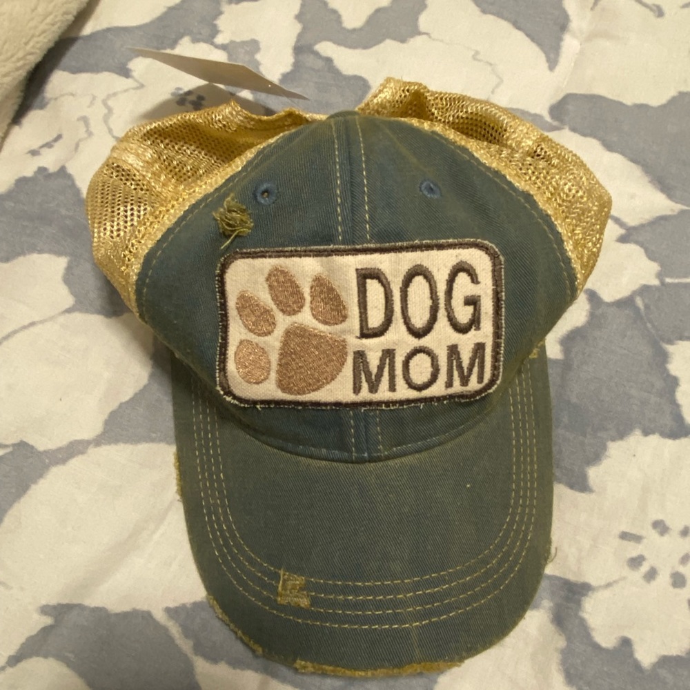 Never worn new with tag- dog mom hat!
